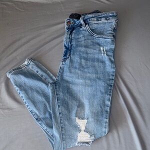 Judy Blue Light Blue Control Top Skinny Jeans